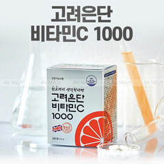 Viên Uống Vitamin C 1000mg Korea Eundan Hàn Quốc Hỗ Trợ Trắng Da 120 Viên