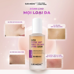 Tinh Chất Sur.Medic Super Peptide 100TM Triple Collagen Lifting Serum Phục Hồi Da