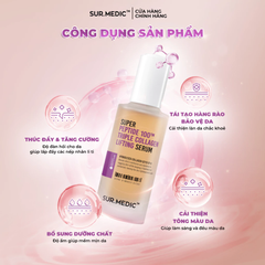 Tinh Chất Sur.Medic Super Peptide 100TM Triple Collagen Lifting Serum Phục Hồi Da