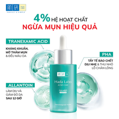 Tinh Chất Hada Labo Acne Care Soothe & Improve Acne-Prone Skin Calming Serum Làm Dịu Da Mụn 30ml