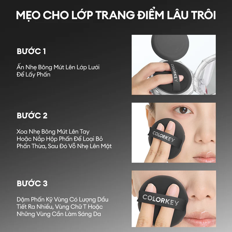 Phấn Phủ Dạng Bột Colorkey Lasting Naturally Occurring Loose Powder