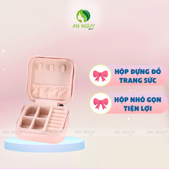 Hộp Đựng Trang Sức Có Khóa Kéo Nhiều Màu