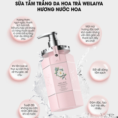 Sữa Tắm Weilaiya Shower Gel Làm Sáng Da, Thơm Mát 450ml