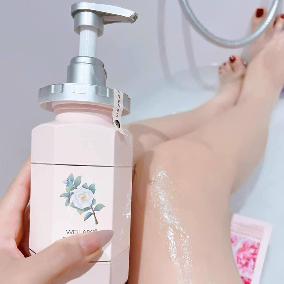 Sữa Tắm Weilaiya Shower Gel Làm Sáng Da, Thơm Mát 450ml