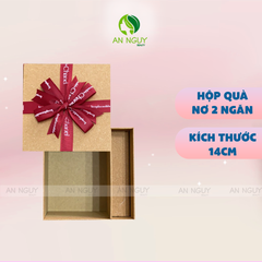 Hộp Quà Vuông Có Nơ Nhiều Màu