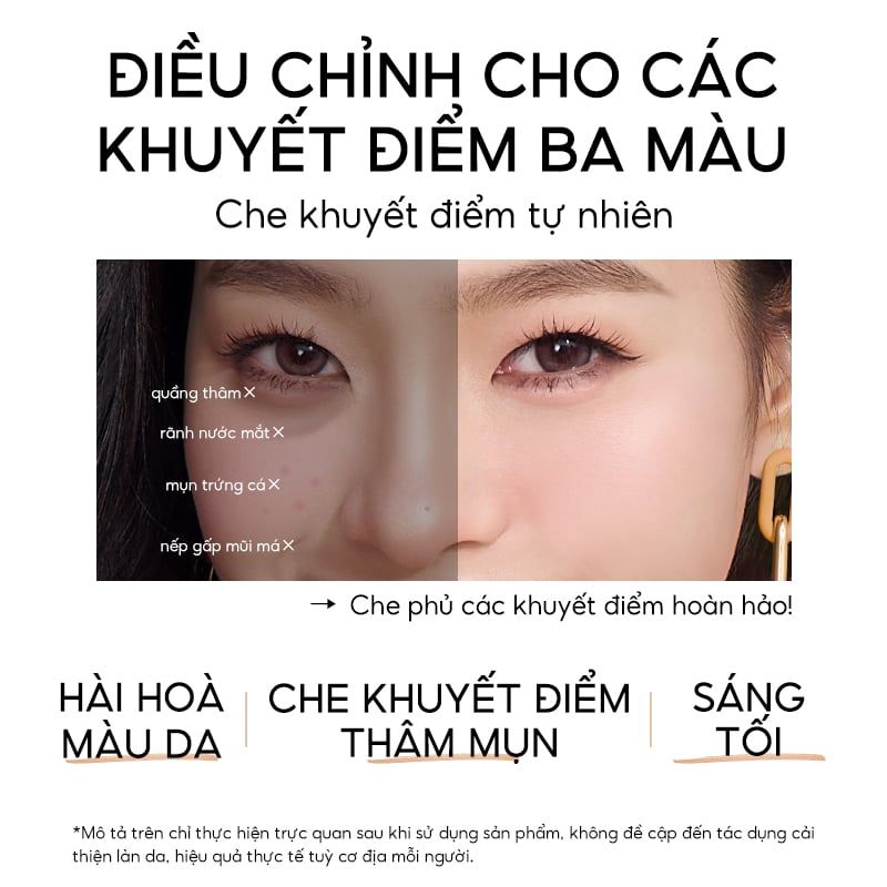 Bảng Che Khuyết Điểm 3 Màu Colorkey Targeting Three-colour Concealer Palette 3.9g