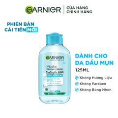 Nước Tẩy Trang Garnier Micellar Cleansing Water For Oily & Acne-Prone Skin New Dành Cho Da Dầu Và Mụn (Mẫu Mới)