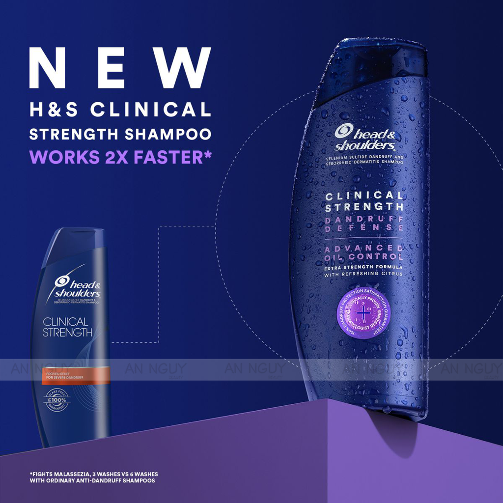 Dầu Gội Trị Gàu Head & Shoulders Clinical Strength Shampoo 400ml