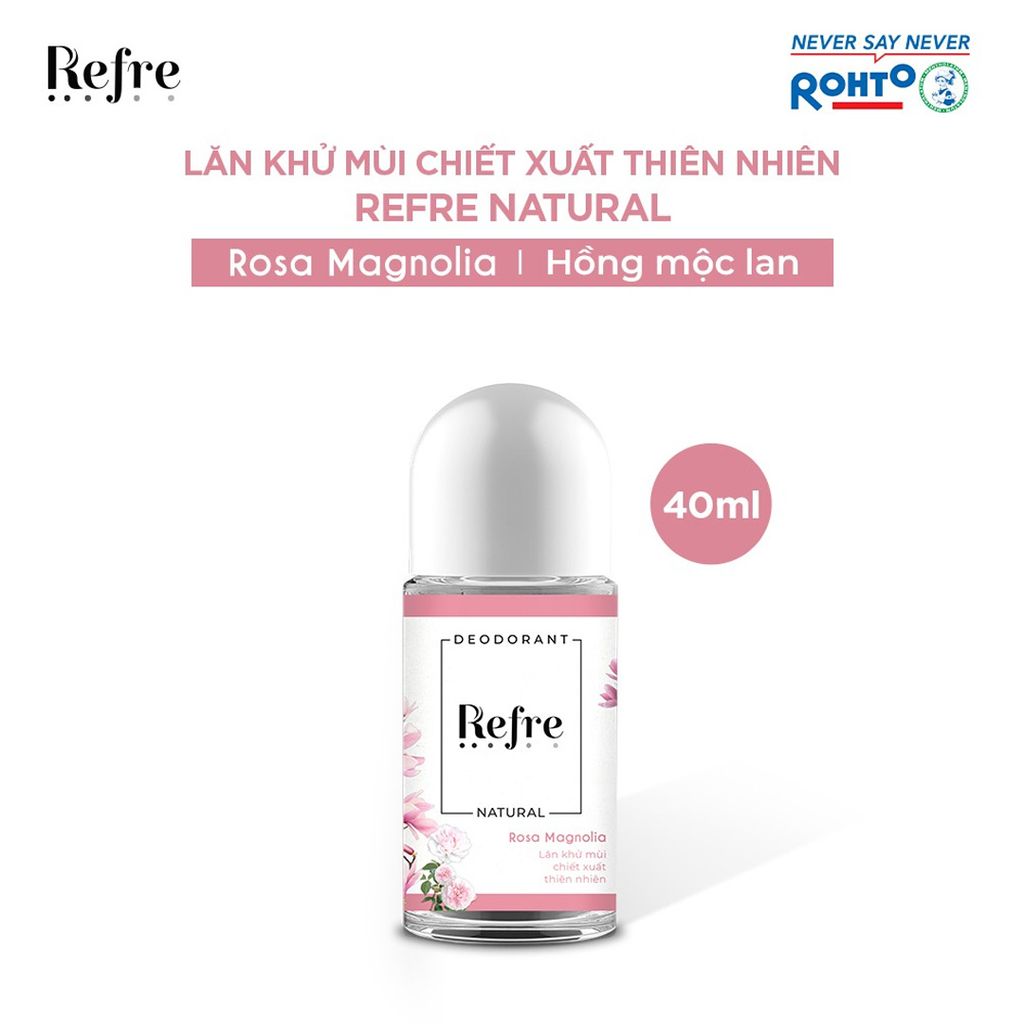 Lăn Khử Mùi Refre Natural Deodorant Natural 40ml