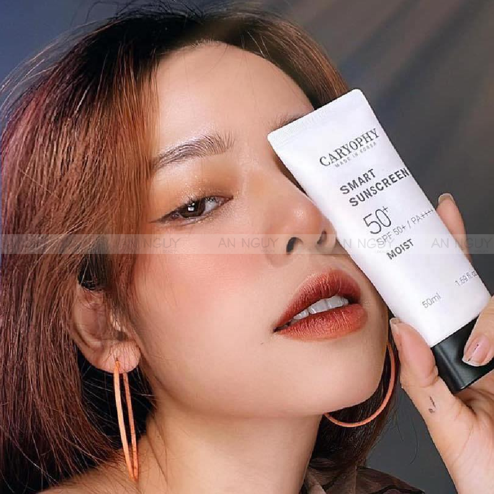 Kem Chống Nắng Caryophy Smart Sunscreen SPF50+ PA++++ Moist Dưỡng Ẩm Da 50ml