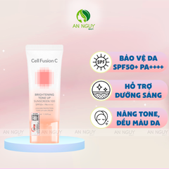 Kem Chống Nắng Cell Fusion C Brightening Tone Up Sunscreen 100 SPF50+ PA ++++ Nâng Tông Da