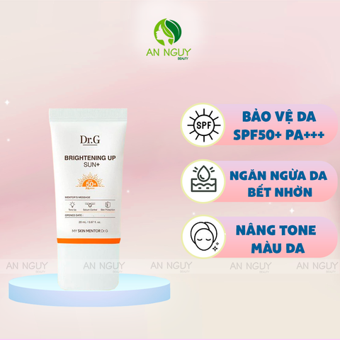 Kem Chống Nắng Dr.G Brightening Up Sun+ SPF50+ PA+++ Nâng Tông Da