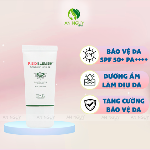 Kem Chống Nắng Phổ Rộng Dr.G R.E.D Blemish Soothing Up Sun SPF 50+ PA++++ Bảo Vệ Da Tối Ưu