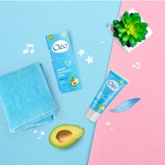 Kem Tẩy Lông Cléo Avocado Hair Removal Cream Chiết Xuất Trái Bơ 50g