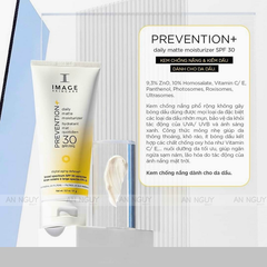 Kem Chống Nắng Image Skincare Prevention+ Daily Matte Moisturizer SPF 30 Cho Da Dầu, Mụn Image 91gr