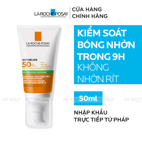 Kem Chống Nắng La Roche-Posay Anthelios UV Mune400 Oil Control Gel-Cream SPF50+ Cho Da Dầu 50ml (Mẫu Mới)