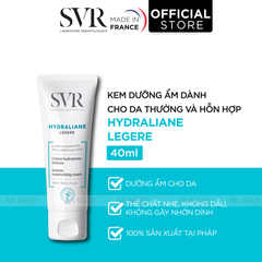 Kem Dưỡng Ẩm SVR Hydraliane Legere Dành Cho Da Thường, Hỗn Hợp 40ml