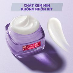 Kem Dưỡng L'Oreal Paris Revitalift Hyaluronic Acid Plumping Cream Day Cấp Ẩm Căng Mượt Da & Giảm Nếp Nhăn 15ml