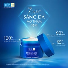 Gel Dưỡng Hada Labo Perfect White Tranexamic Acid Gel Cream Sáng Da Chuyên Sâu, Giảm Thâm Sạm 50gr