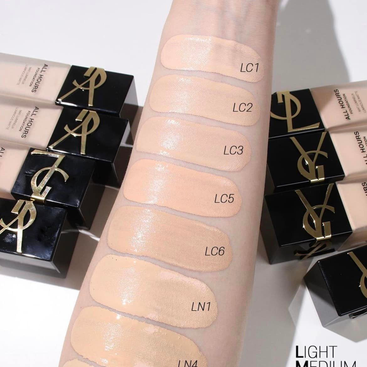 Kem Nền YSL All Hours Foundation Mat Lumineux Luminous Matte Tone LC2 25mlKem Nền YSL All Hours