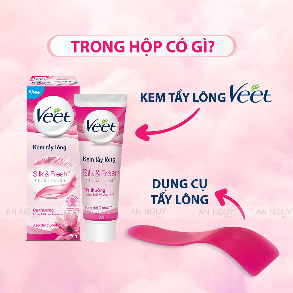 Kem Tẩy Lông Veet Silk & Fresh 50gr