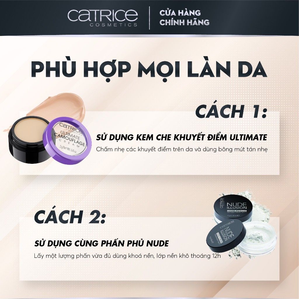 Kem Che Khuyết Điểm Catrice Ultimate Camouflage Cream 3g