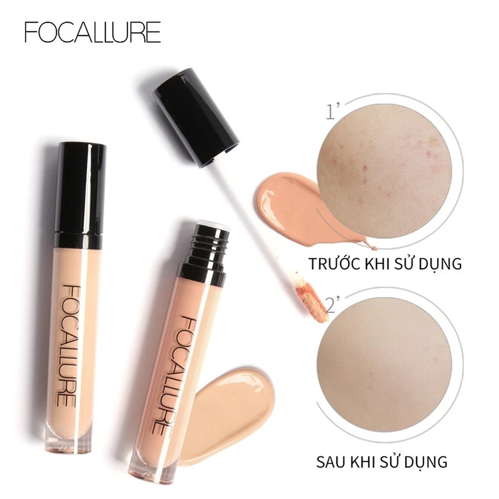 Kem Che Khuyết Điểm Focallure Full Coverage Concealer 3.8g - FA52 #Màu 01