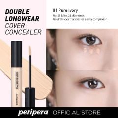 Kem Che Khuyết Điểm Peripera Double Longwear Cover Concealer 5.5g