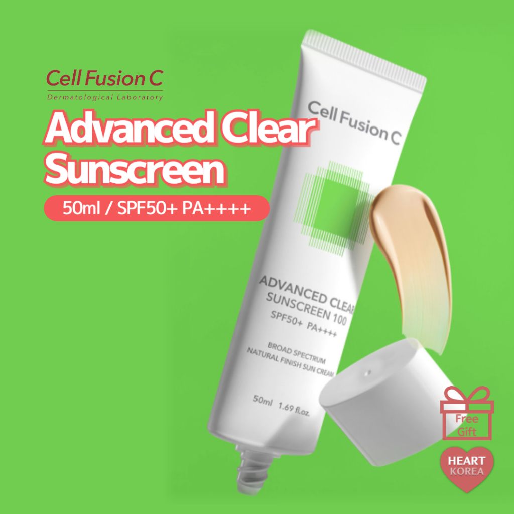 Kem Chống Nắng Cell Fusion C Advanced Clear Sunscreen 100 SPF50+ PA++++ Kiềm Dầu 50ml