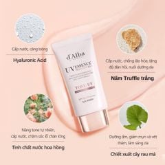 Kem Chống Nắng d'Alba UV Essence Waterfull+ Tone Up SPF50+ PA++++ Sun Cream Nâng Tone 50ml