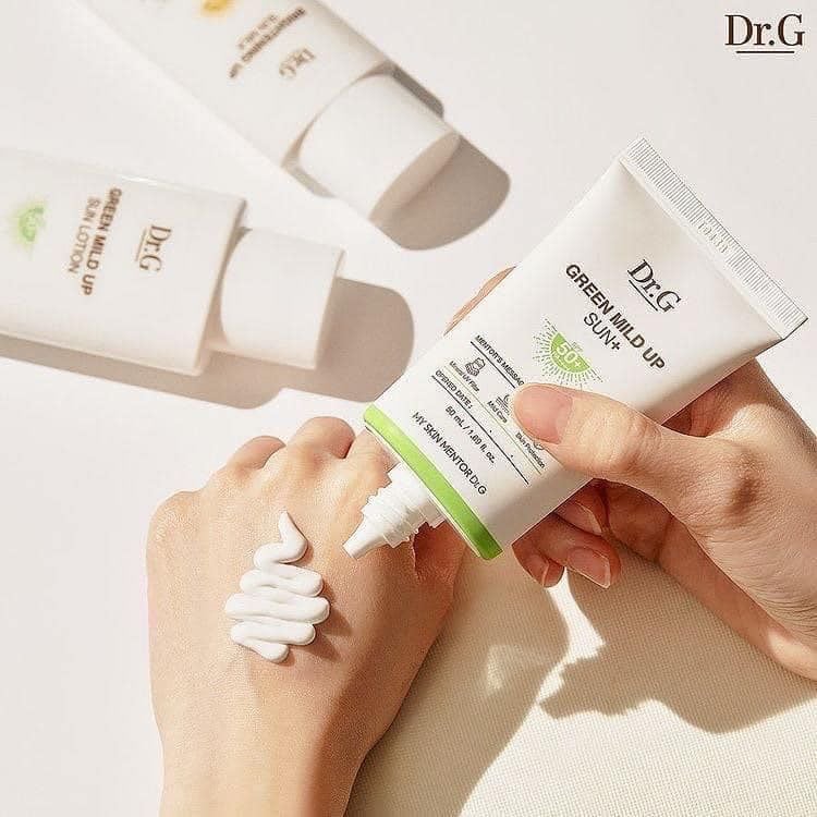 Kem Chống Nắng Dr.G Green Mild Up Sun+ SPF 50+ PA++++ Dưỡng Ẩm Làm Mềm Da