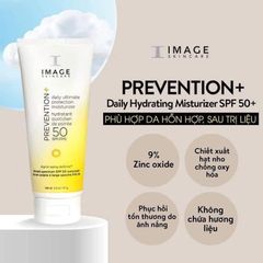 Kem Chống Nắng Image Skincare Prevention+ Moisturizer SPF50 Cho Da Hỗn Hợp 91g