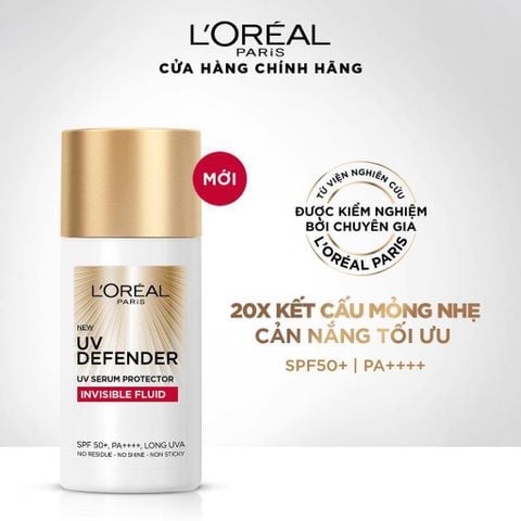 [Sample] Kem Chống Nắng L'Oreal UV Defender Invisible Fluid SPF50+ PA++++ 5.5ml