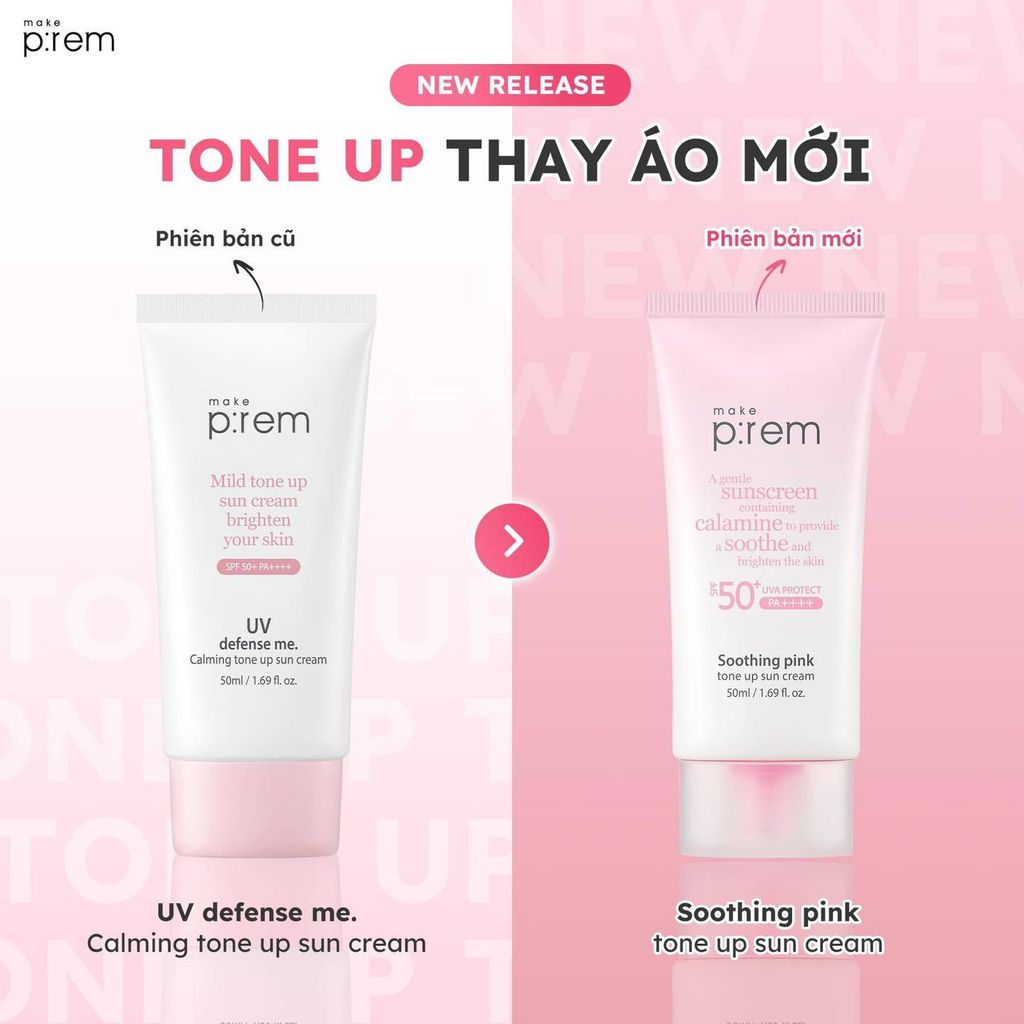 Kem Chống Nắng Make p:rem Tone Up Sun Cream 50ml
