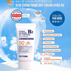 Kem Chống Nắng PrettySkin B5 Sun Cream SPF50+ PA++++ 50ml