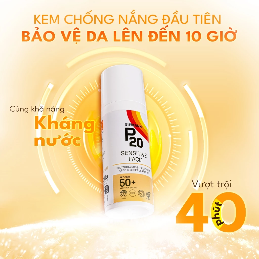 Kem Chống Nắng Riemann P20 Sun Cream SPF50+ PA++++