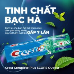 Kem Đánh Răng Crest Plus Toothpaste Trắng Răng Hiệu Quả 153g