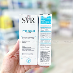 Kem Dưỡng Ẩm SVR Hydraliane Legere Dành Cho Da Thường, Hỗn Hợp 40ml