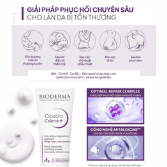 Kem Dưỡng Bioderma Cicabio Creme Làm Dịu Da, Phục Hồi Da Kích Ứng