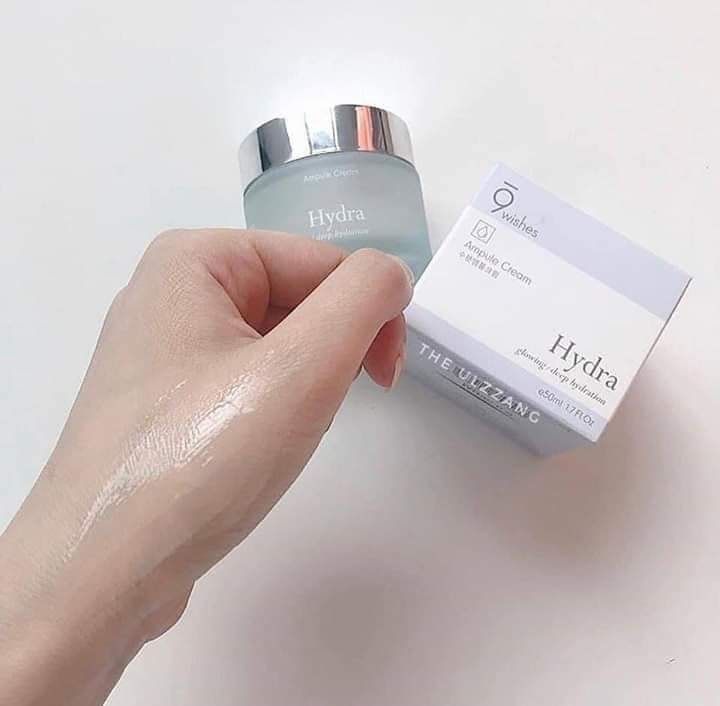 Kem Dưỡng Cấp Ẩm Cho Da 9Wishes Hydra Ampule Cream 50ml