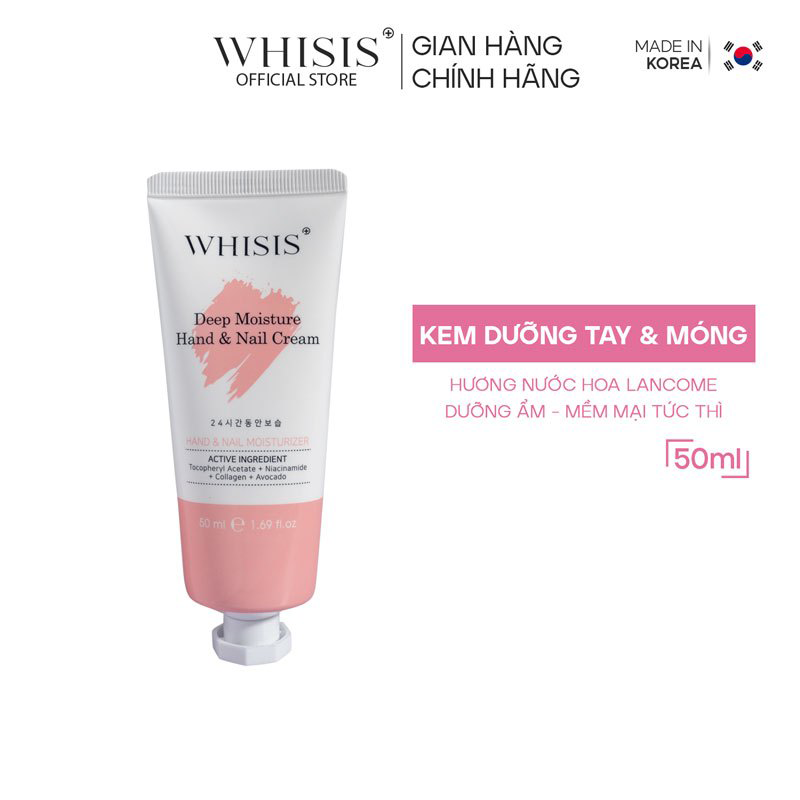 Kem Dưỡng Da Tay WHISIS Deep Moisture Hand&Nail Cream 50ml