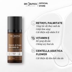 Kem Dưỡng DrCeutics Vitamin A Cream 200.000 IU Làm Sáng Da 50g