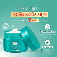 Kem Dưỡng Hada Labo Acne Care Calming Gel Cream Cải Thiện Da Mụn 50g