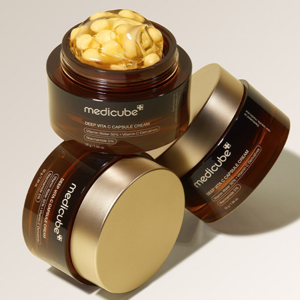 Kem Dưỡng Medicube Deep Vita C Capsule Cream Sáng Da, Mờ Thâm 55g
