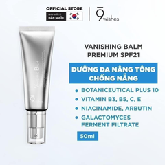 Kem Dưỡng Nâng Tone 9Wishes Vanishing Balm Premium SPF21 50ml