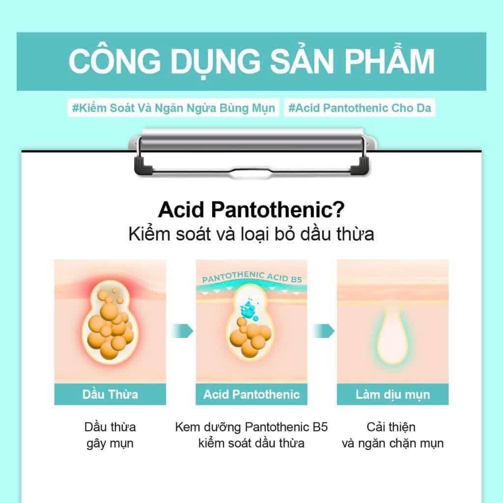Kem Dưỡng Numbuzin No.1 Pantothenic B5 Active Soothing Cream Làm Dịu Da 80ml