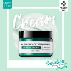 Kem Dưỡng Some By Mi AHA-BHA-PHA 30 Days Miracle Cream Hỗ Trợ Giảm Mụn 60g