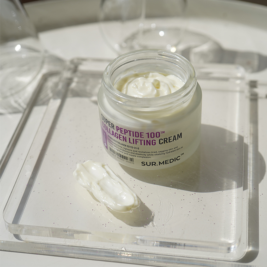 Kem Dưỡng Sur.Medic Super Peptide 100TM Collagen Lifting Cream Phục Hồi, Trẻ Khỏe Da