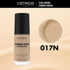 Kem Nền Catrice Invisible Cover Foundation Mịn Lì, Mỏng Nhẹ 30ml