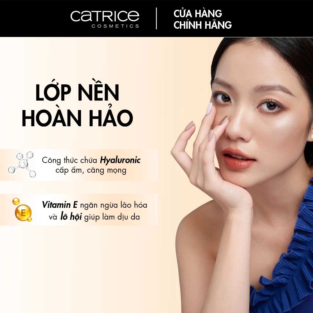 Kem Nền Catrice Invisible Cover Foundation Mịn Lì, Mỏng Nhẹ 30ml